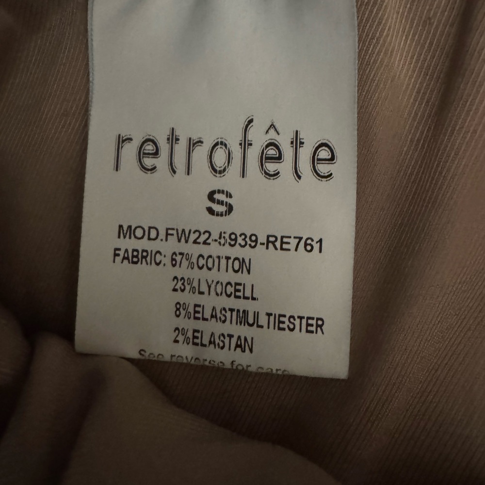 Retrofête Blue Ruched Denim Mini Skirt – Size S – NWOT - Picture 5 of 7